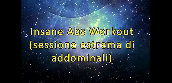  Insane Abs Workout (Stomach Demolition - Fetish Obsession)